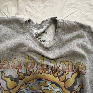Sublime distressed crewneck.